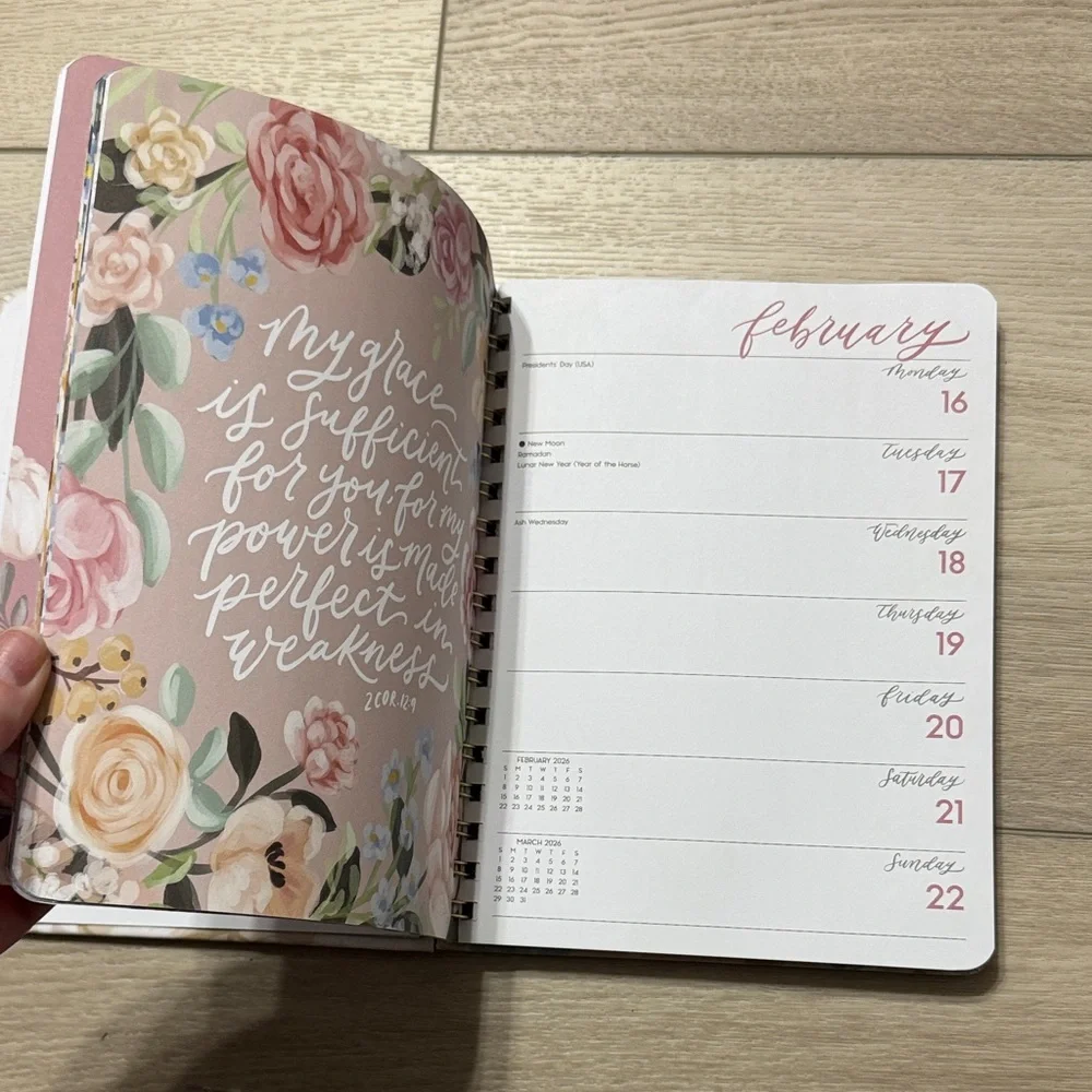 NWT-Scriptures & Florals 2026 Planner